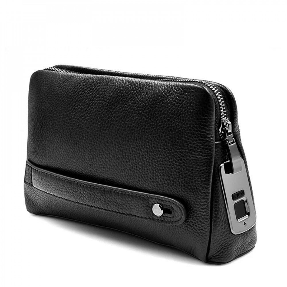 کیف دستی چرمی هوشمند با سنسور اثر انگشت شیائومی مدل Yencoly Smart Fingerprint Handbag