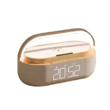 شارژر وایرلس و اسپيکر بلوتوثی کلوشر مدل Colsur 15W Wireless Charger Charging Station-Bluetooth Speaker-Alarm Clock LED Light