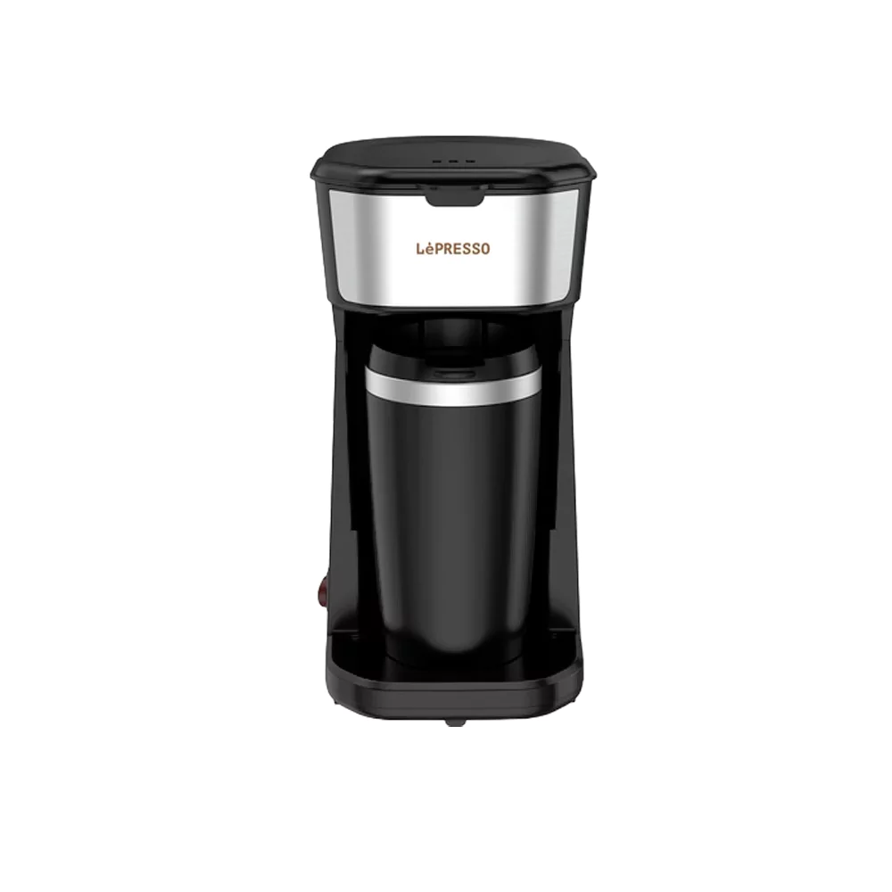 دستگاه قهوه ساز و ماگ مسافرتی لپرسو مدل LePresso Coffee Maker with Travelling Mug 450W LPCMTMBK