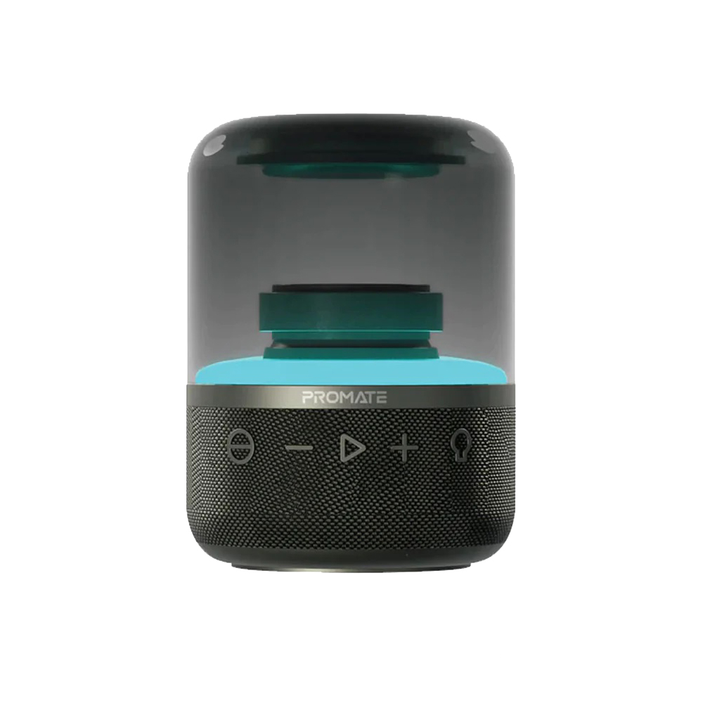 اسپيکر بلوتوثي شیائومی مدل Promate Glitz Lumisound 360 Degrees Surround Sound Speaker